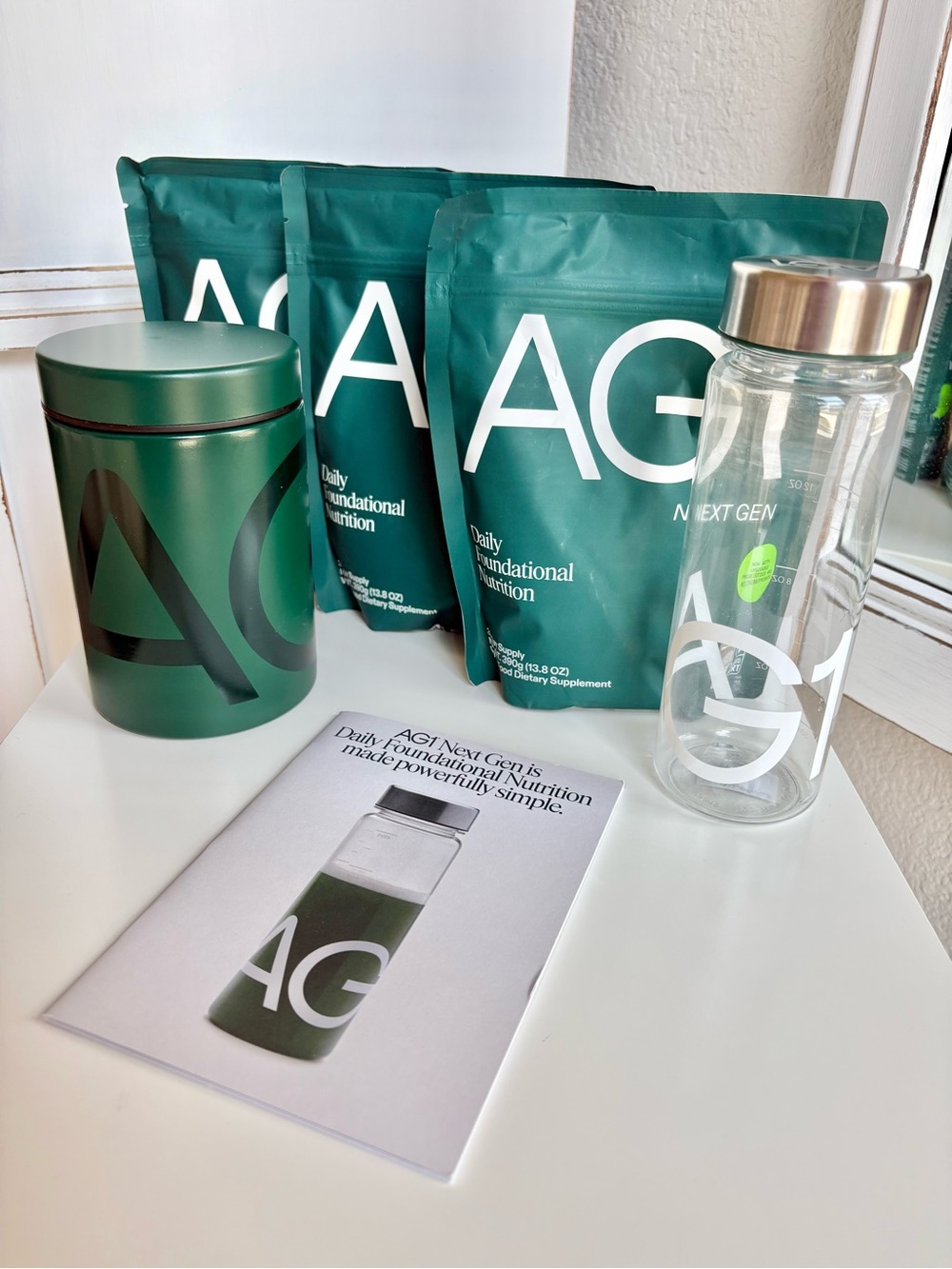 AG1 Green Daily Nutrition Set- 90 Day Supply